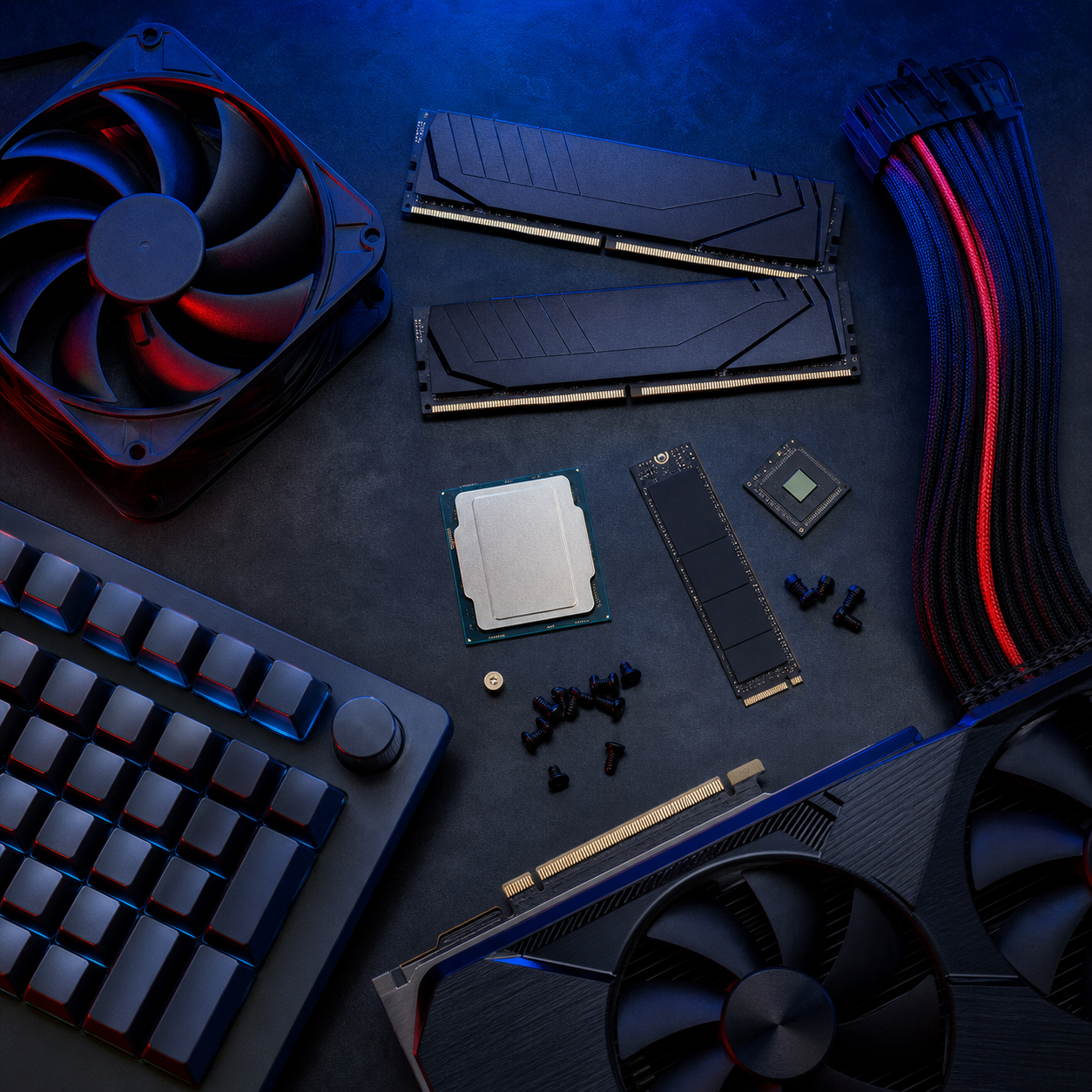 Memorias y componentes de computadora